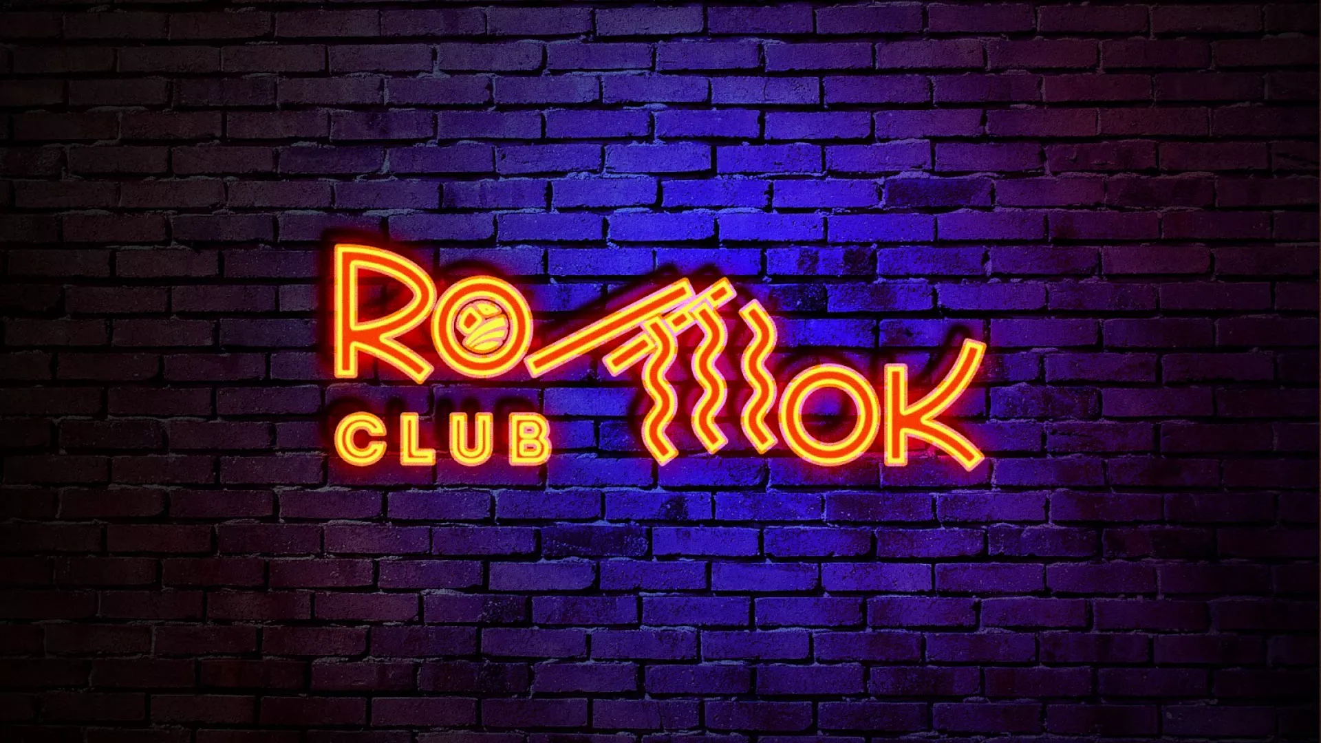 Разработка интерьерной вывески суши-бара «Roll Wok Club» в Корсакове
